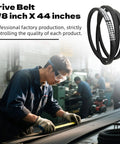 3/8 Inch By 44 Inch Drive Belt Replacement For Lawn Tractors And Mowers Fits Husqvarna Replaces 532446054 599385301 factory