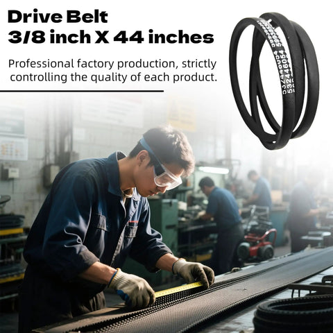 3/8 Inch By 44 Inch Drive Belt Replacement For Lawn Tractors And Mowers Fits Husqvarna Replaces 532446054 599385301 factory