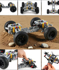 DIY Four Wheel Drive RC Car Chassis Kit With Independent Suspension System, Differential Gear, Steering Axle And Wheels For Crawler Building