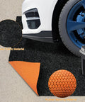 Heavy Duty Oil Spill Mat For Garage Floors 64 By 32 Inches With Rubber Backing Absorbent Pad Under Car Protection Tackle All Spills