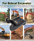 X Change Coupler Bracket For Bobcat Mini Excavator Attachments Quick Attach Bucket Mount In Heavy Duty Black Hardened Steel