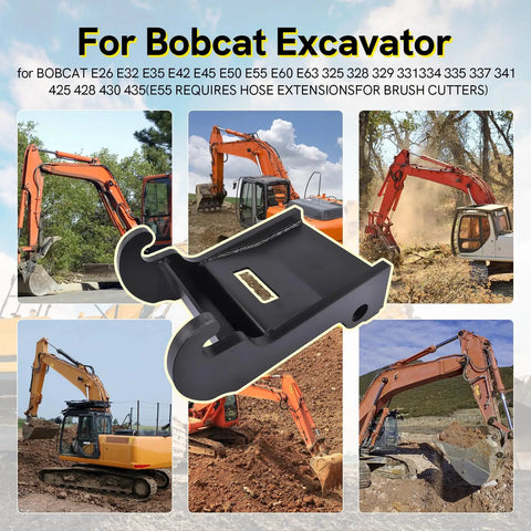X Change Coupler Bracket For Bobcat Mini Excavator Attachments Quick Attach Bucket Mount In Heavy Duty Black Hardened Steel
