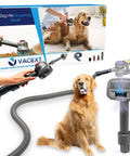 Go To Pet Grooming Vacuum Attachment With Extension Hose And Quick Release Converter Comb Brush for medium to long coat dogs
