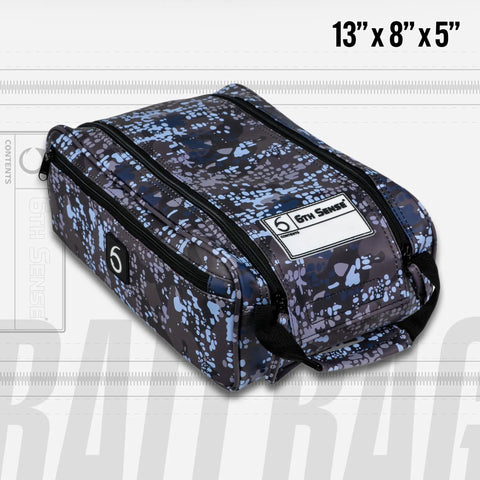 Beast Of A Tackle Bag For Fishing Gear And Soft Plastics, Extra Large, Water-Resistant Bait Organizer with dual zippers and handles.