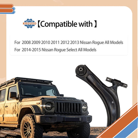 Front Lower Control Arm With Ball Joints Replacement for Nissan Rogue 2.5L 2008 2009 2010 2011 2012 2013 And Rogue Select