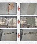 Heavy Duty Cement Patch To Fix Cracks Waterproof Flexible Concrete Repair Formula For Sidewalks Garage Floors And Foundations Delivering A Smooth Durable Finish With Zero Sweat Or Stress during application stages on cracks.