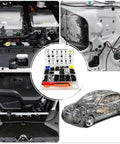 390Pcs Auto Push Rivets Kit With 18 Popular Sizes For Subaru shown with car parts and detailed car diagram