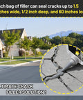 Person applying High Elasticity Self Leveling Concrete Crack Filler For Driveways, Walkways And Patios, Waterproof Slab Repair Sealant