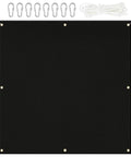 Heavy Duty Archery Backstop Netting With Rope And Hooks For Backyard Shooting 5 By 5 Ft 2 Mm Thick Black Durable Net