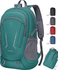 Ultra Lightweight Packable Backpack For Travel, Camping And Hiking, Waterproof Foldable Daypack For Men And Women, Durable Green