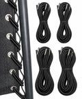 Four Pack Heavy Duty Zero Gravity Chair Replacement Cords, Universal Elastic Bungee Straps for lawn chairs outdoors.