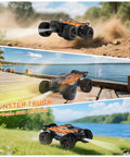 Beast Of An All Terrain Off Road RC Car With 4WD, 2.4 GHz Proportional Remote, showcasing durability and speed on various terrains