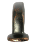Front view of Riverstone 3 Inch Cabinet Pull in Antique Copper Durable Solid Metal Handle with Classic Distressed Finish.