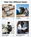 Travel Vacuum Bags With 2026 Latest Wireless Pump 8 Pack 4 Sizes Space Saver Compression Bags For Luggage And Suitcase Vacuum Seal Bags For Clothes Travel On The Go in use during travel, camping, back-to-school, and home organization.