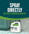 Home Insect Control Ready To Use Spray Kills Ants, Cockroaches And Spiders For Indoor And Outdoor Use, 64 Ounces, on kitchen floor