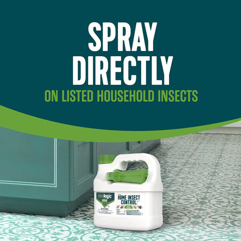 Home Insect Control Ready To Use Spray Kills Ants, Cockroaches And Spiders For Indoor And Outdoor Use, 64 Ounces, on kitchen floor