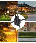 Six Pack Low Voltage Wire Connectors For Landscape Lighting Waterproof Connectors installed for path lights and spotlights