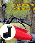 Seven Eighth Inch Mini Bike Throttle Handlebar Grips 22 Millimeter on red minibike