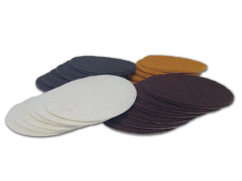 Multi Grit 5 Inch Scouring Pads Set 24 Pack Multi Color Nylon Non Woven Sanding Discs For Auto Body Prep Paint Sanding Rust Removal