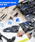 229-Piece Hand Tool Set in Portable Toolbox for Home Maintenance, DIY Projects, Auto Repairs, and Daily Fix-Ups showing various tools.