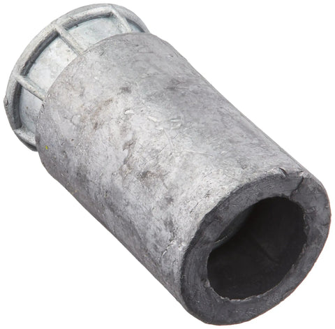Heavy Duty Lead Machine Screw Concrete Anchors For Masonry And Construction 1/4-20 Pack Of 100 Corrosion Resistant Domed Head Fasteners Tough As Nails For Brick And Cement, close-up view of single lead anchor