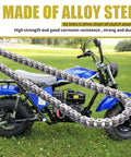 42 Link 420 Chain With Chain Breaker Fits Coleman CT200U CT200U EX BT200X Baja Warrior MB200 on blue mini bike outdoors