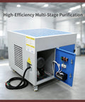 Heavy Duty Industrial Dust Collector And Welding Fume Extractor With Multi Stage Filtration System That Knocks The Dust Straight Out Of The Air 220V Workbench Rig with visible internal components.