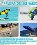 Portable Wing Foil Kite For Wind Wing Foiling And Surfing Four Five Six Square Meter Sizing Inflatable Windsurfer Kite in action