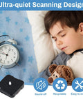 Silent clock with sleeping child, featuring Battery Powered Clock Movement Replacement Kit with High Torque Axis Shaft 8mm