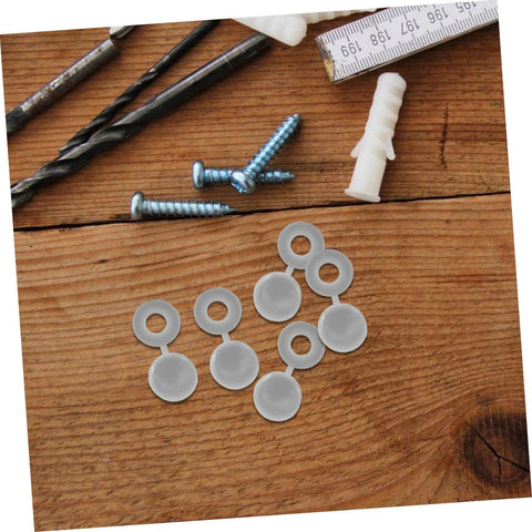 100 Pcs Plastic Screw Caps Protection End Caps Invisible Screw Covers For Home Office And Industrial Use Decorative Design