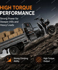 Heavy Duty Differential Brushless Motor With Pure Copper Windings Rolling Heavy And Smashing Throttle When Upgrading Cargo Trikes Or Electric Rickshaws At 4000 Rpm And 2000 Watts, shown on an electric cargo trike.