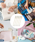 Portable soft cleaning brushes in various bags, highlighting versatility with the Double Sided Nose Hair Trimmer For Men And Women.