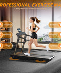 Interlocking 0.6 Inch Thick Rubber Gym Flooring Mats for Home Gym and Garage, treadmill use, high density EVA foam, 48 sq ft coverage.