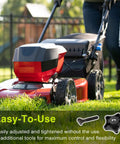 DIY Friendly Handle Knob And Screw Bolt Kit for Lawn Mowers in use on grass