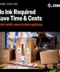 Rugged Compact Thermal Industrial Printer With 4 Inch Width 203 DPI Resolution Zero Ink Hassle Setup Works Like A Champ In Tight Warehouses, printing shipping labels on boxes.