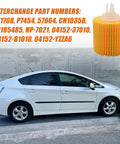 Oil Filter Kit Replacement For Toyota Prius 2010-2020, Corolla 2009-2018, Matrix 2009-2014, Scion XD 4 pack and Toyota Prius car.