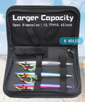 Three Pack Saltwater Jigging Spoons Set 160g Deep Sea Glow Lures With Assist Hooks for Tuna Bass Grouper in open case