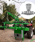 Tractor with installed Tubular Hydraulic Bidirectional Flow Control Restrictor Valve With L08 Connector for hydraulic systems.