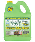 Front view of Simple Green Oxy Solve House and Siding Cleaner, green bottle, safe formula for vinyl aluminum wood brick stucco surfaces.