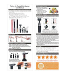 User manual includes Air Pressure Pump Corkscrew Set All In One With Foil Cutter And Aerator Pourer Vacuum Stoppers Four Pack Easy.