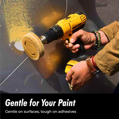 Pro Grade 4 Inch Car Sticker Remover Kit With Soft Rubber Eraser Wheel For Easy Decal Removal On Glass And Metal No Sweat