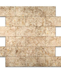Peel And Stick Backsplash Tile 12x12 Real Stone Texture With Specular Reflective Finish for kitchen or bathroom walls