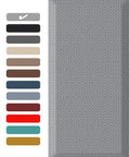 Ergonomic Anti Fatigue Mat For Kitchen And Office 20 By 32 Inch Cushioned Standing Pad with a diamond pattern and color swatches