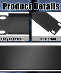 Four Pack 4U Blank Rack Panels For 19 Inch Server Cabinets Heavy Duty Metal Spacers with easy install and rustproof surface.