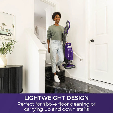Kenmore Intuition Bagged Upright Vacuum With Extra Lift Feature And Hepa Filter. Perfect For Pet Hair, Carpet Cleaning Upholstery Tool And Hardwood Floors. Powerful Dual Motor Suction Technology Makes Dust Busters Easy Peasy This Purple Beauty Is A Total
