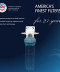 Under Sink Water Filtration System With USA Made Filter High Capacity Removes Lead Chlorine Heavy Metals Taste Odor And Chemicals
