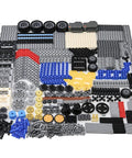 All In One 500 Plus Technic Parts Kit With Regular Sized Bricks Bushings Pins And Gears For EV3 Projects And STEM DIY Creative Models Grab This Replacement Parts Pack, including assorted LEGO technic pieces on display.