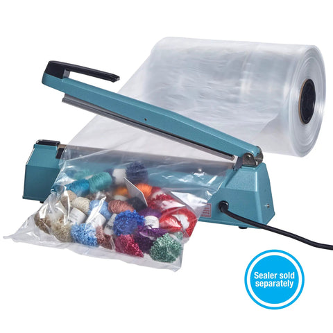 No Worries 12 By 1000 Feet Two Mil Ldpe Poly Tubing Roll Food Safe Plastic Wraps Straight Up Easy Cut Heat Seal For Custom Bags And Storage Tasks Made In Usa