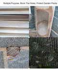 Stainless Steel Wire Mesh For Rodent Control No Nonsense 5 Inch By 33 Foot Double Layer Barrier for hole and plant protection.