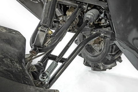 Beefed Up Heavy Duty Rack and Pinion For Polaris Ranger XP 900 And 1000 93115 Upgrade installed on UTV front axle